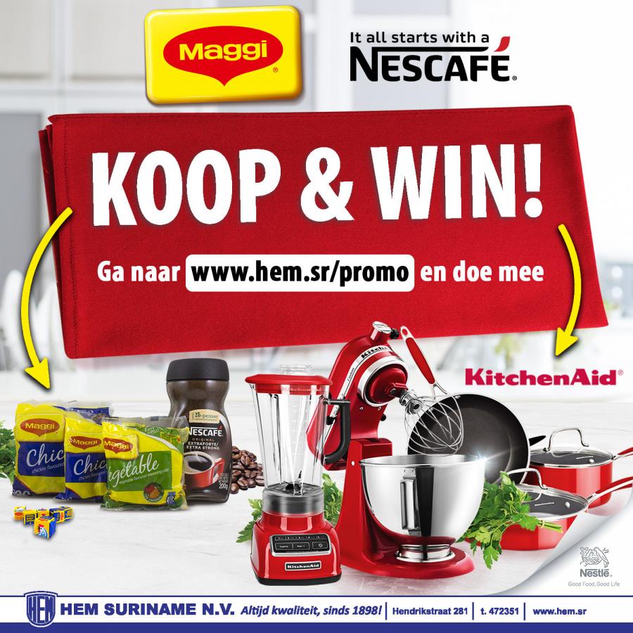 KOOP & WIN met Maggi en Nescafé