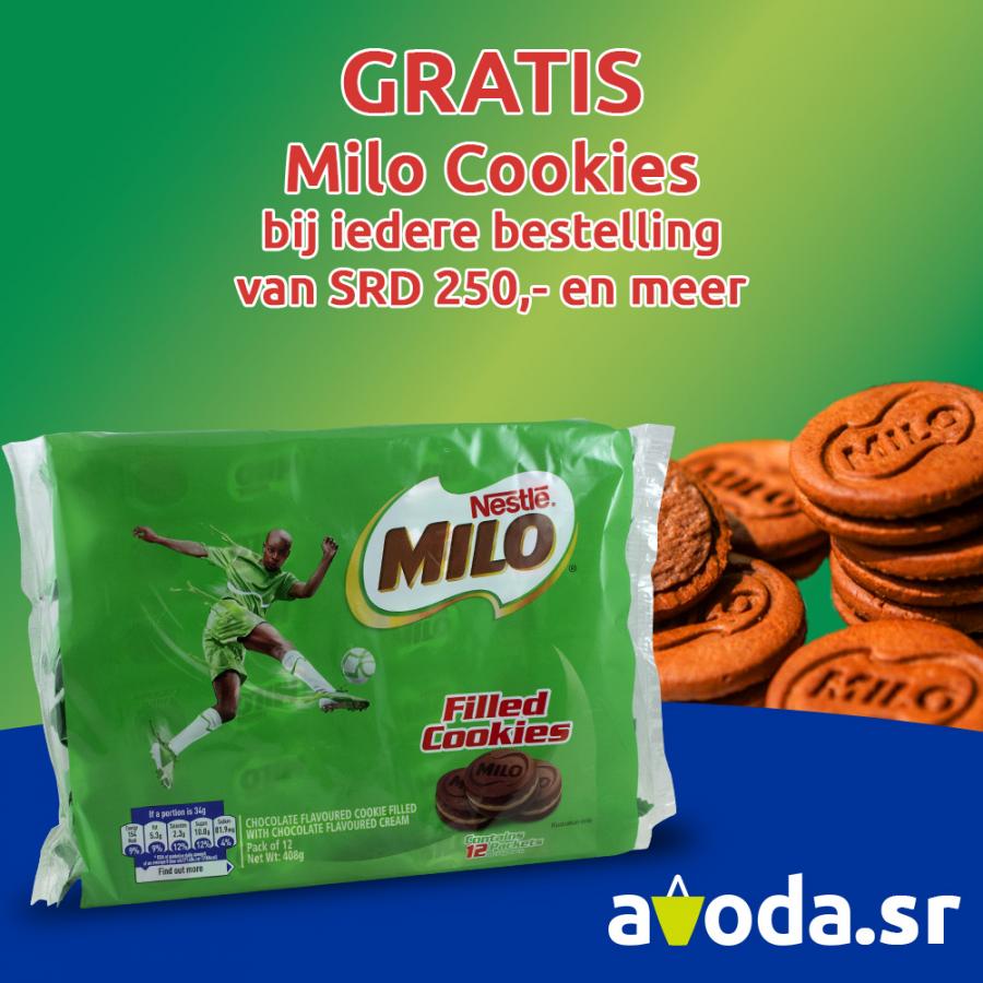 Gratis Milo Cookies
